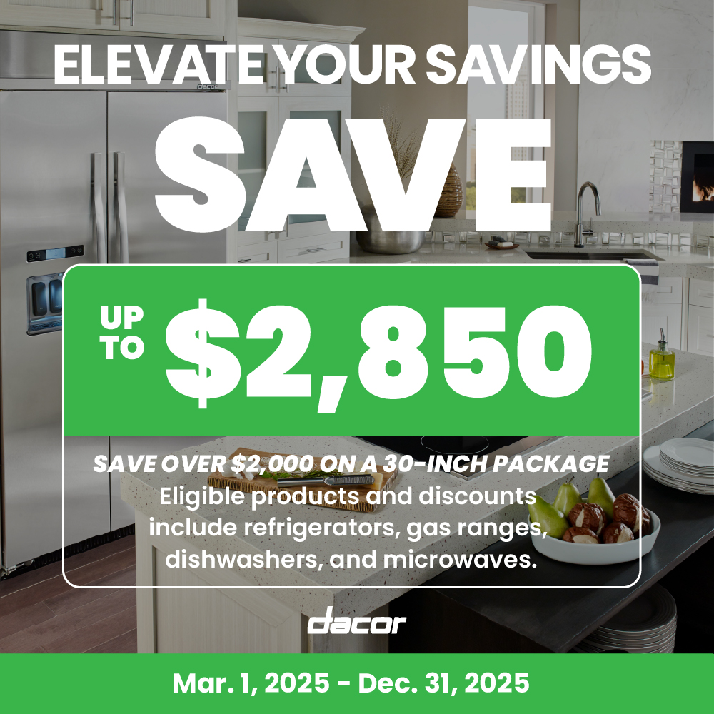 Dacor Elevate Your Savings Package Promotion 2025