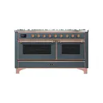 ILVE_UM15FDNS3BGPLP_Majestic_II_60"_Dual_Fuel_Range_front_view