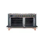ILVE_UM15FDNS3BGPLP_Majestic_II_60"_Dual_Fuel_Range_oven_opened