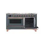 ILVE_UM15FDNS3BGPLP_Majestic_II_60"_Dual_Fuel_Range_right_oven