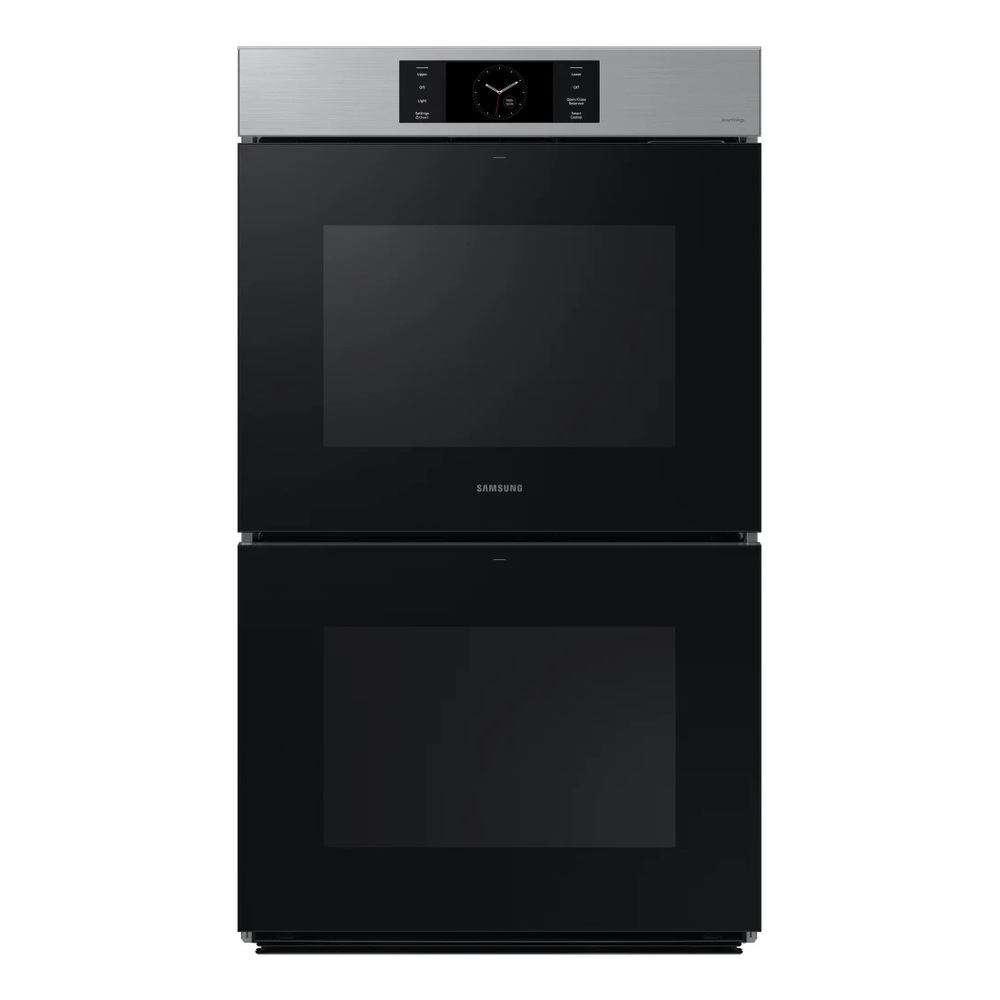 Samsung NV51CG700DSR 30 inch Bespoke Smart Double Wall Oven with AI Pro Cooking Camera, Air Fry, Air Sous Vide, Duo Flex, Full Steam Cook and 7 inch LCD Display (Stainless Steel)