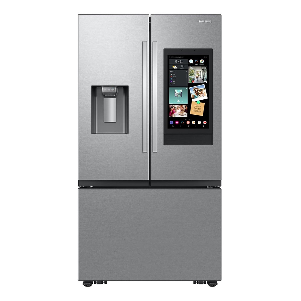 Samsung RF27CG5900SR 36 inch Smart French Door Refrigerator with 25 cu. ft. Total Capacity, Family Hub, Four Ice Types and External Filtered Water and Ice Dispenser in Stainless Steel