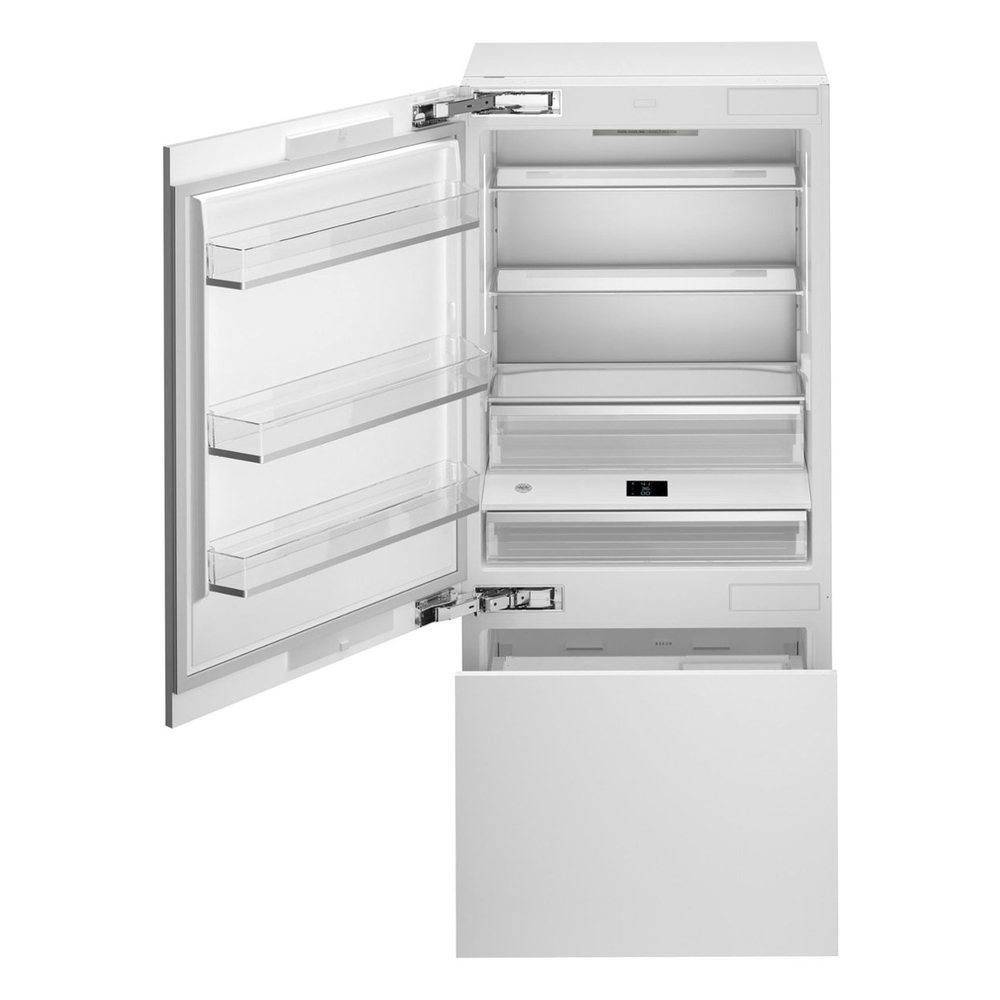 Bertazzoni REF36BMBZPNVL 36 inch Built-In Bottom Mount Refrigerator with 19.8 cu. ft. Capacity, Internal Water Dispenser, in Panel Ready (Left Hinge)