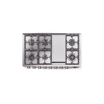 ILVE UPM12FDS3SSLP Panoramagic 48" Dual Fuel Range, top view