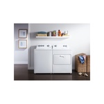 Whirlpool WED4850HW 29" Top Load Vented Electric Dryer with 7.0 cu. ft. Capacity, AutoDry™ Drying System, Wrinkle Shield™, Timed Dry, in White