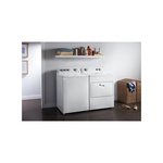 Whirlpool WED4850HW 29" Top Load Vented Electric Dryer with 7.0 cu. ft. Capacity, AutoDry™ Drying System, Wrinkle Shield™, Timed Dry, in White