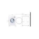 LG-DLE3470W-dimension view