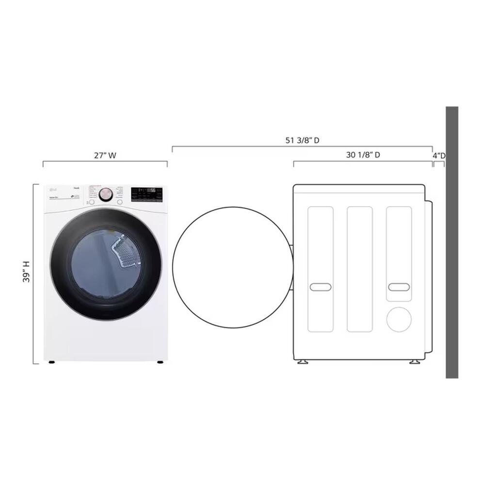 DLGX4001W-Dimensions