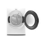 Whirlpool WGD9620HW 27" Smart Front Load Vented Gas Dryer with 7.4 cu. ft. Capacity, Wrinkle Shield™, EcoBoost™, Advanced Moisture Sensing, in White