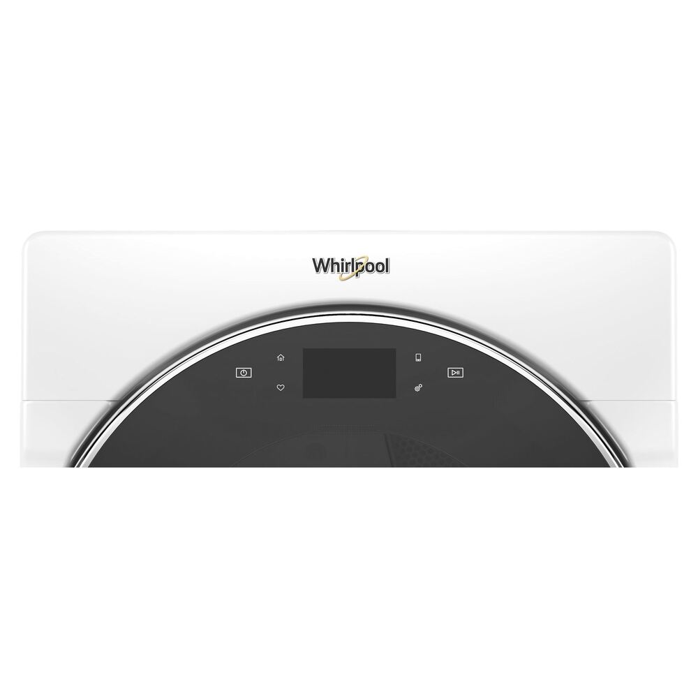 Whirlpool WED9620H 27" Front Load Electric Dryer with 5 cu. ft. Capacity, Smart Appliance, Enhanced Troubleshooting, Static Reduce Option, Advanced Moisture Sensing