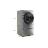 Whirlpool WFW9620H 27" Smart Front Load Washer with 5 cu. ft. Capacity, Enhanced Troubleshooting, Control Lock Mode, 35 Wash Cycles, 5 Temperature Settings
