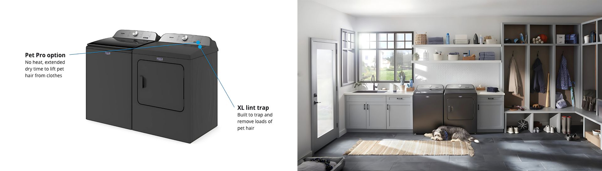 Maytag's Pet Solutions for Laundry 27 Dryer