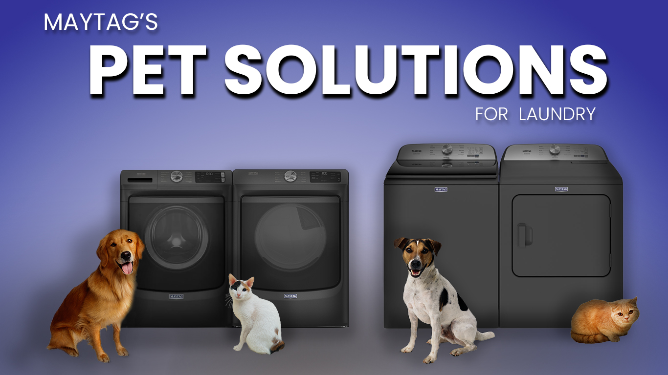 Maytag's Pet Solutions for Laundry