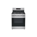 LG LRGL5823 30" Freestanding Gas Range with 5 Sealed Burners, 5.8 cu. ft. Capacity, Smart Wi-Fi Enabled, Fan Convection, Air Fry & EasyClean®