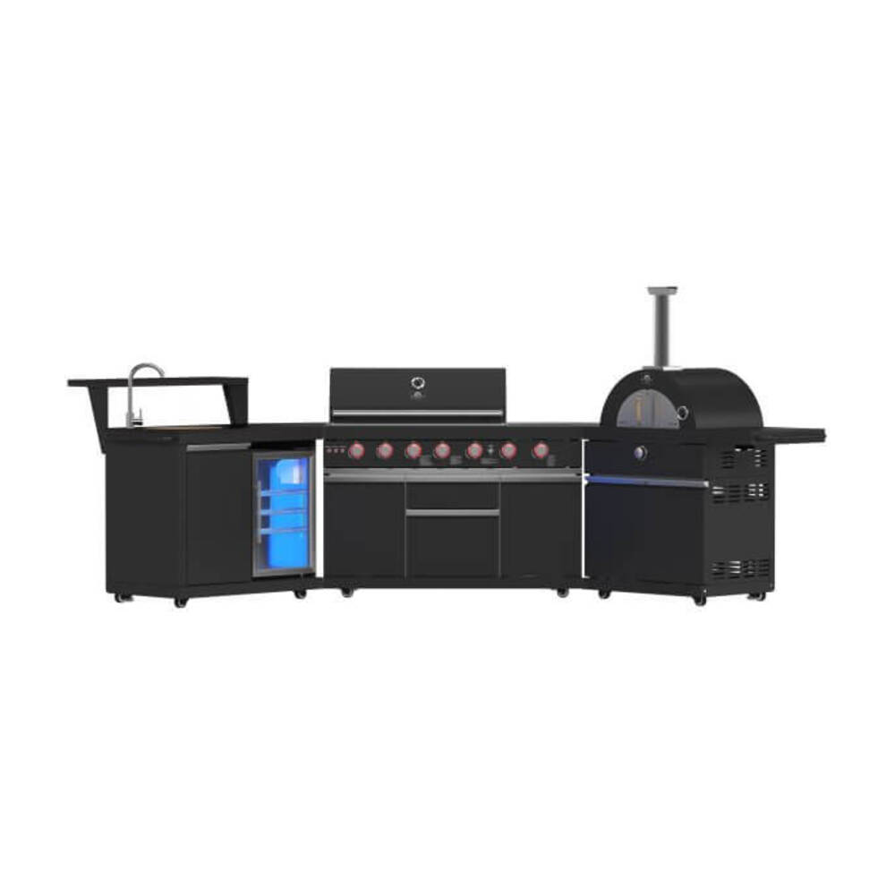 Forno-FODKT2551BLK-front with storage light open
