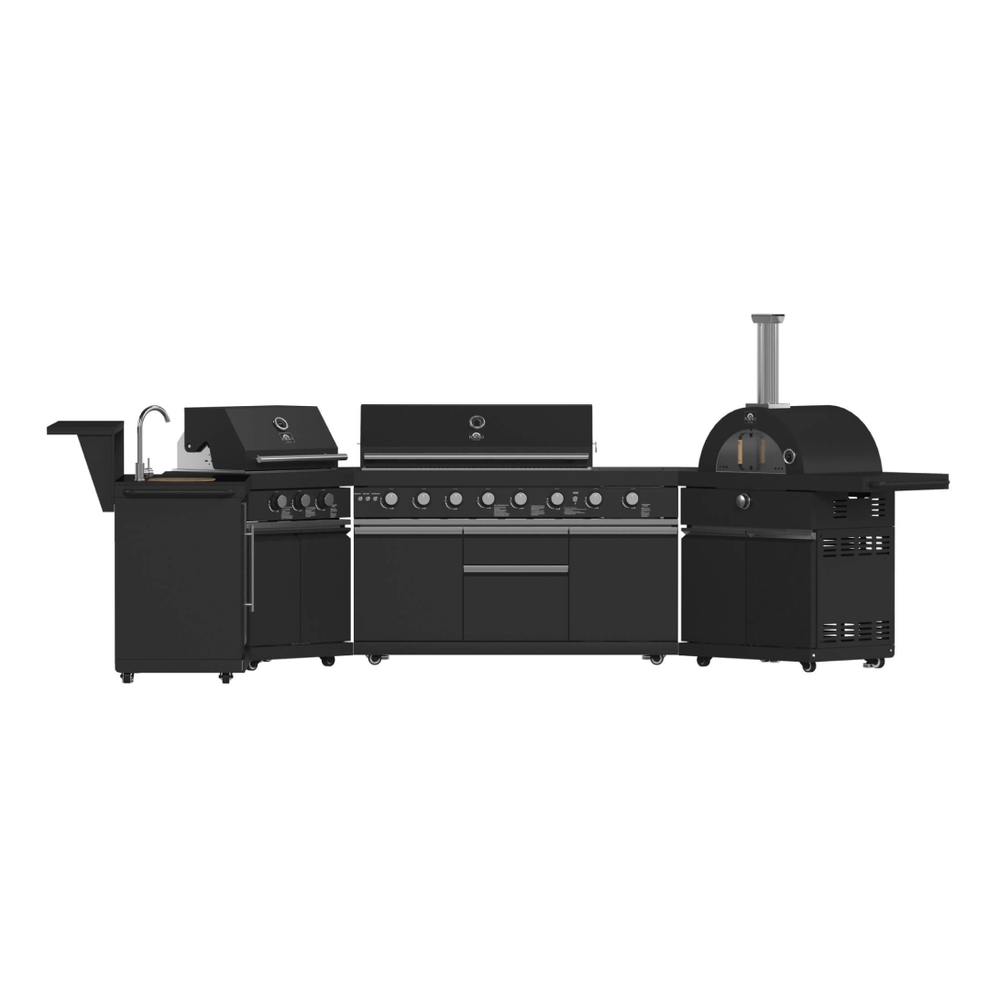 Forno-FODKT2568BLK-front view