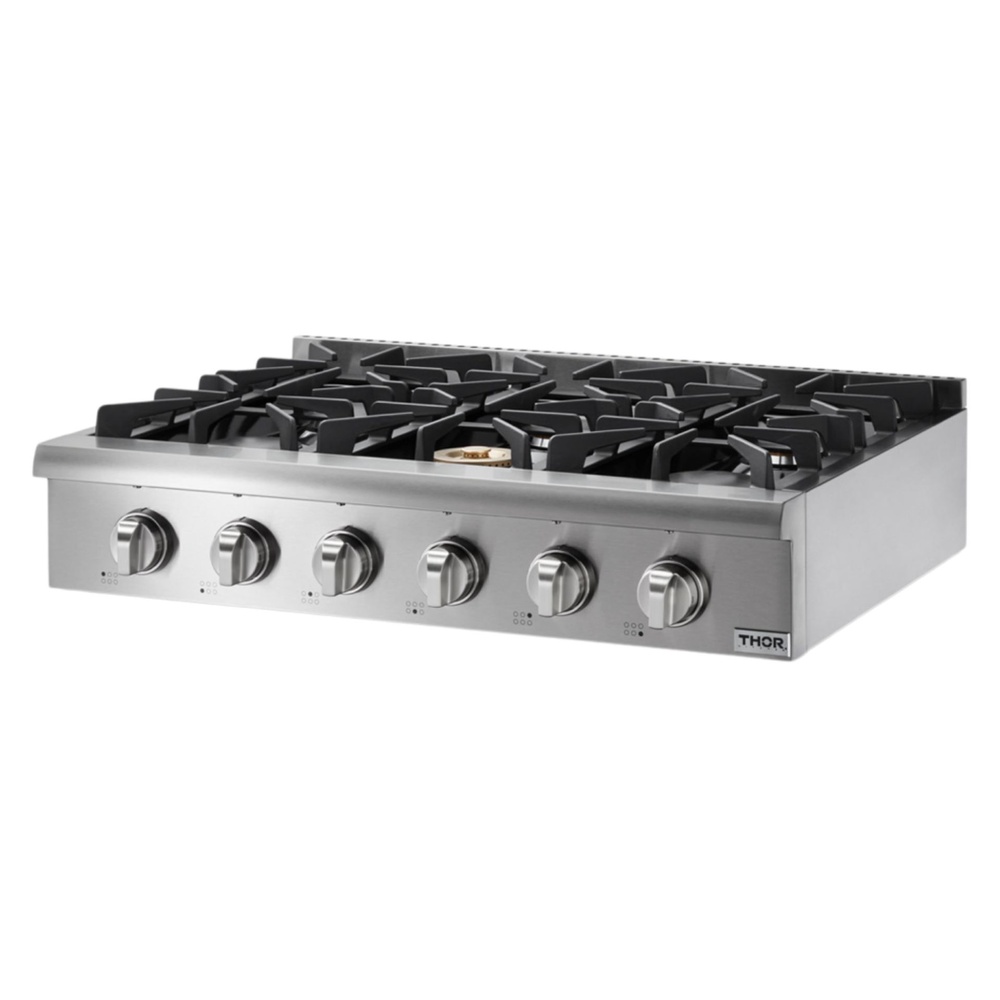 Thor Kitchen-HRT3618U-tilted view