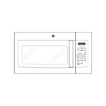 GE-JVM3160DFWW-Diagram of microwave