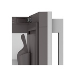 GE-UNC15NPWII-Interior of a built-in or under-counter ice maker