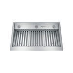 GE-UVC9360SLSS-36” Smart Designer Custom Insert w/ Dimmable LED Lighting