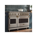 Viking-VGR5486GAN-Brass Trim Option Available for Stainless Steel Model