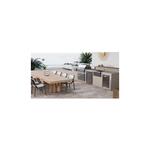 XO XOGRILL42 42 inch Built-In Grill with 1235 sq. in. Cooking Area, Elegant Lighting, Flame Thrower Ignition, Cast Stainless Burners, in Stainless Steel