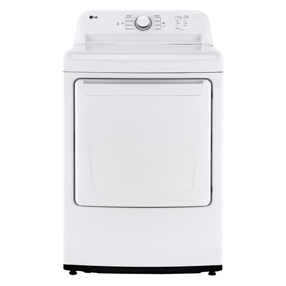 LG DLE6100 27" 7.3 cu. ft. Rear Control Electric Dryer with Sensor Dry