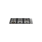 Bertazzoni MAST366QBXTL 36" Master Series Drop in Gas Cooktop with 6 Sealed Brass Burners, Wok Ring, Simmer Ring, Cast Iron Grates, Fail-Safe Thermocouple Technology, in Stainless Steel