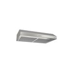 Broan BCDF130 30 inch Glacier Under Cabinet Range Hood with 375 CFM, Captur System, 3 Speed Blower, LED Lighting