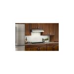 Broan BCDF130 30 inch Glacier Under Cabinet Range Hood with 375 CFM, Captur System, 3 Speed Blower, LED Lighting