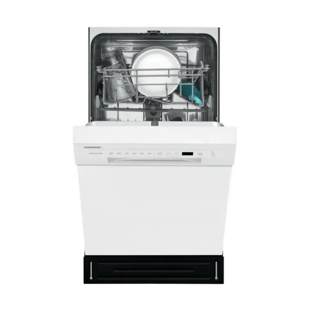Frigidaire-FFBD1831UW-half open view with utensils