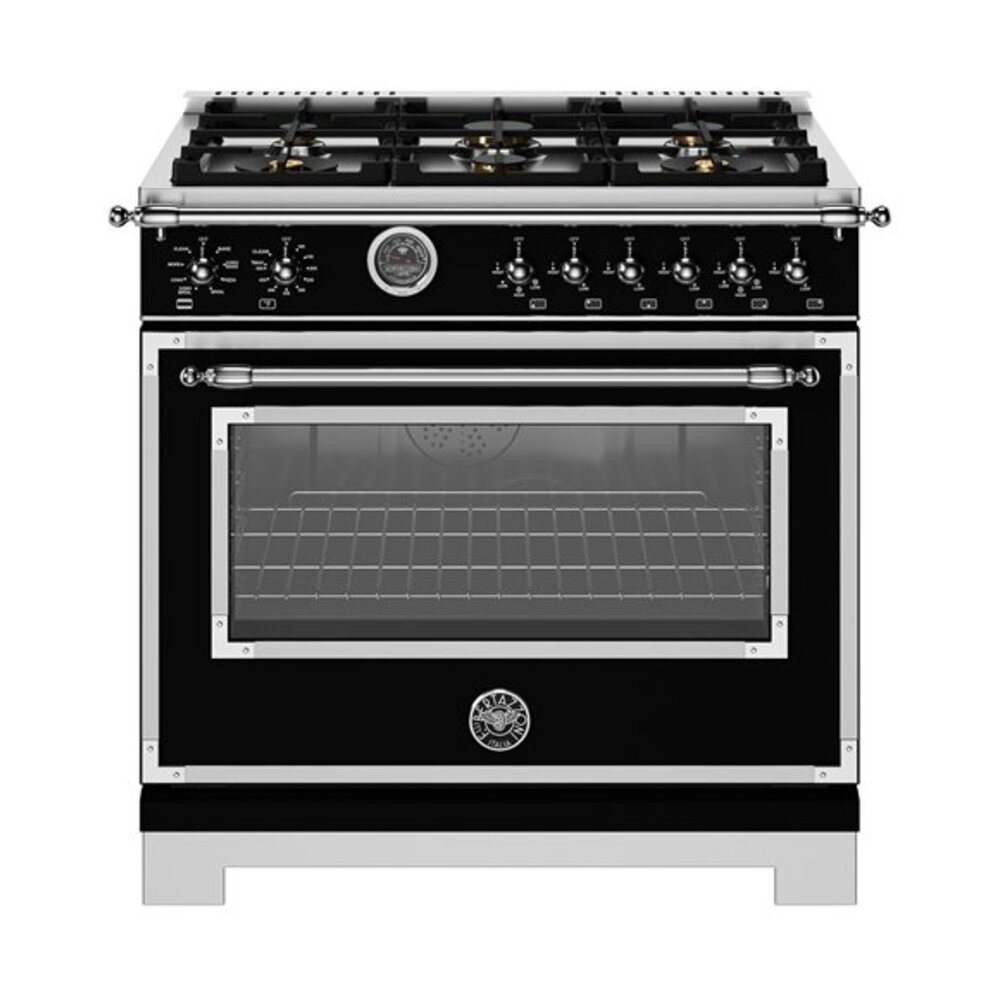 Bertazzoni-HER366BCFEPNETLP-36 inch Dual Fuel Range