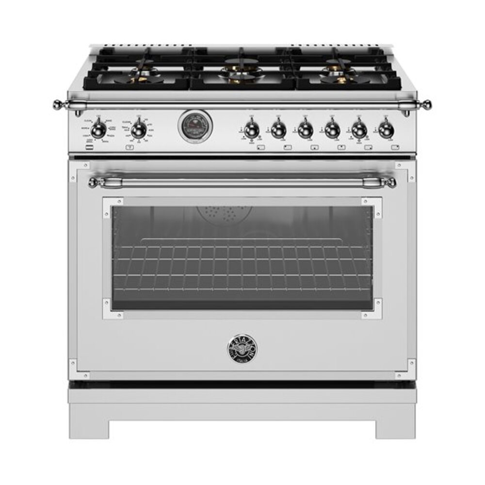 Bertazzoni-HER366BCFEPXTLP-36 inch Dual Fuel Range
