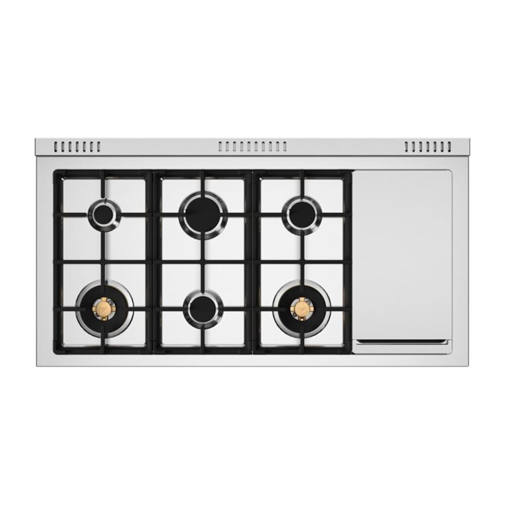 Bertazzoni-HER486BTFEPXT-6 Brass Burners