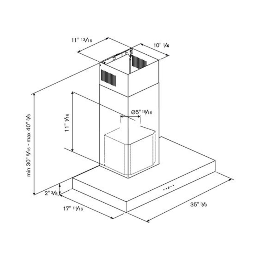 Bertazzoni-KT36XT-dimensions