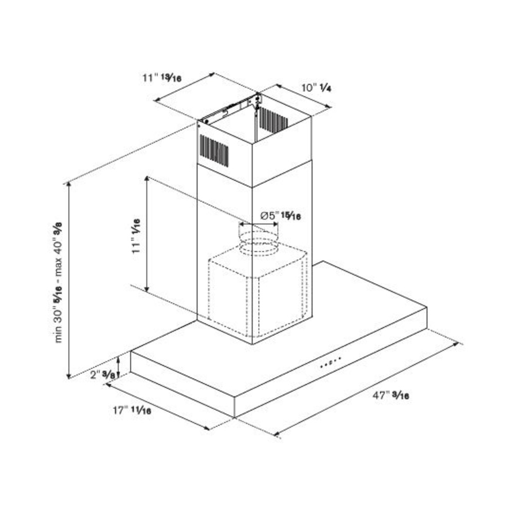 Bertazzoni-KT48XT-dimensions