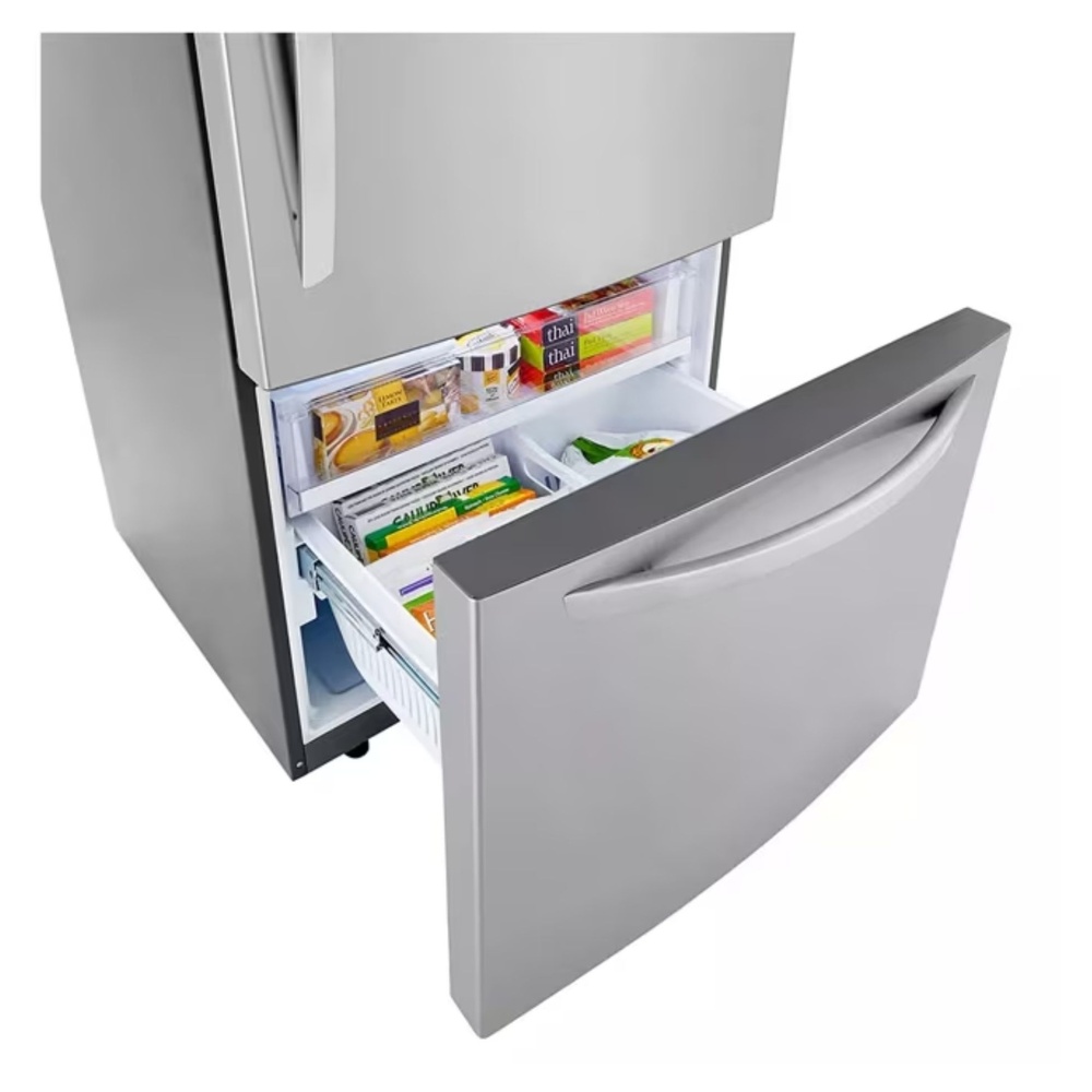 LG-LRDCS2603S-side angle drawer view