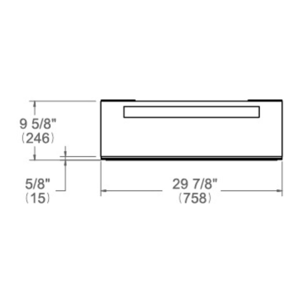 Bertazzoni MAST30WDEX Dimensions