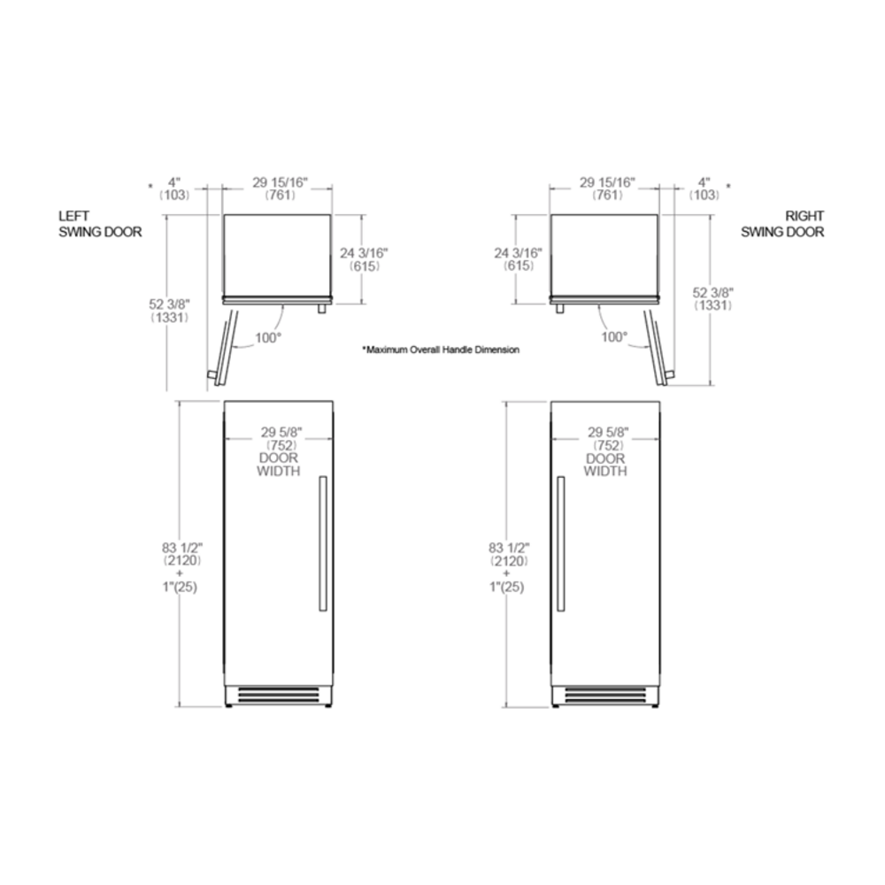 Bertazzoni-REF30FCIPIXL23-dimensions