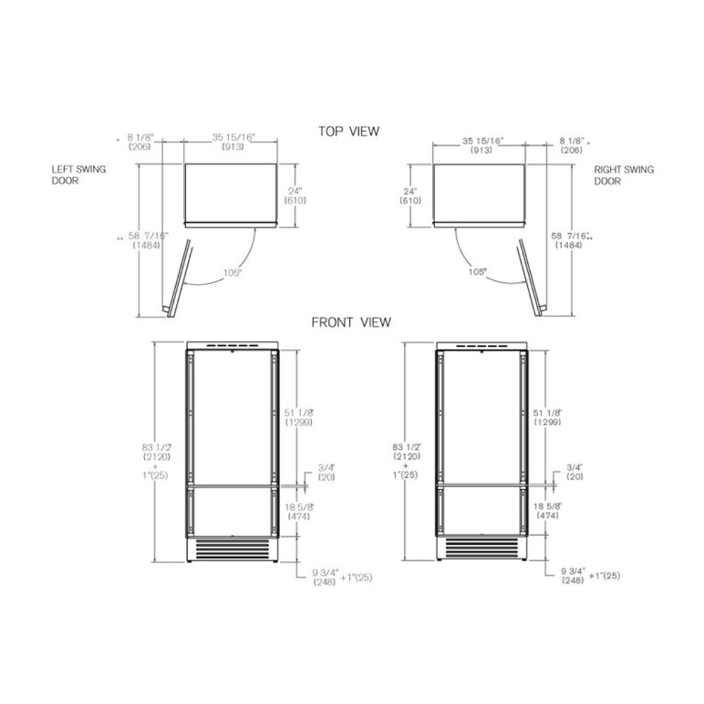 Bertazzoni-REF36BMBIPRT-dimensions