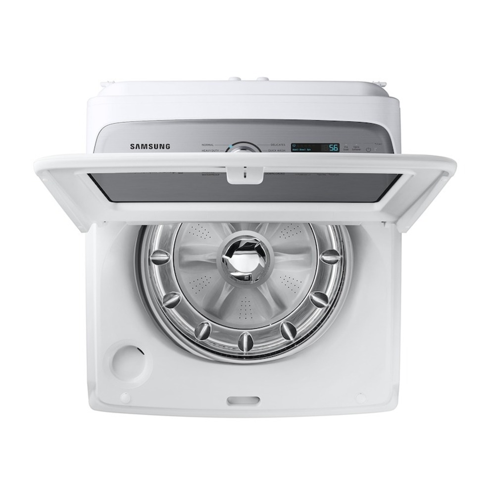Samsung-WA54CG7105AW-top view with lid open