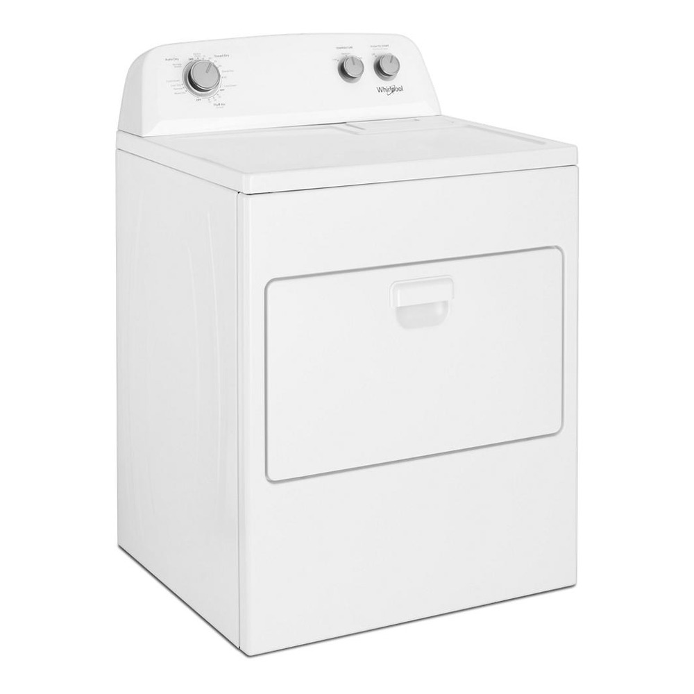 Whirlpool WED4850HW 29 inch Top Load Vented Electric Dryer with 7.0 cu. ft. Capacity, AutoDry Drying System, Wrinkle Shield, Timed Dry, in White