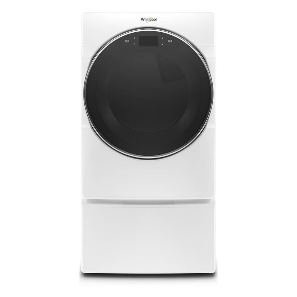 Whirlpool WED9620H 27 inch Front Load Electric Dryer with 5 cu. ft. Capacity, Smart Appliance, Enhanced Troubleshooting, Static Reduce Option, Advanced Moisture Sensing
