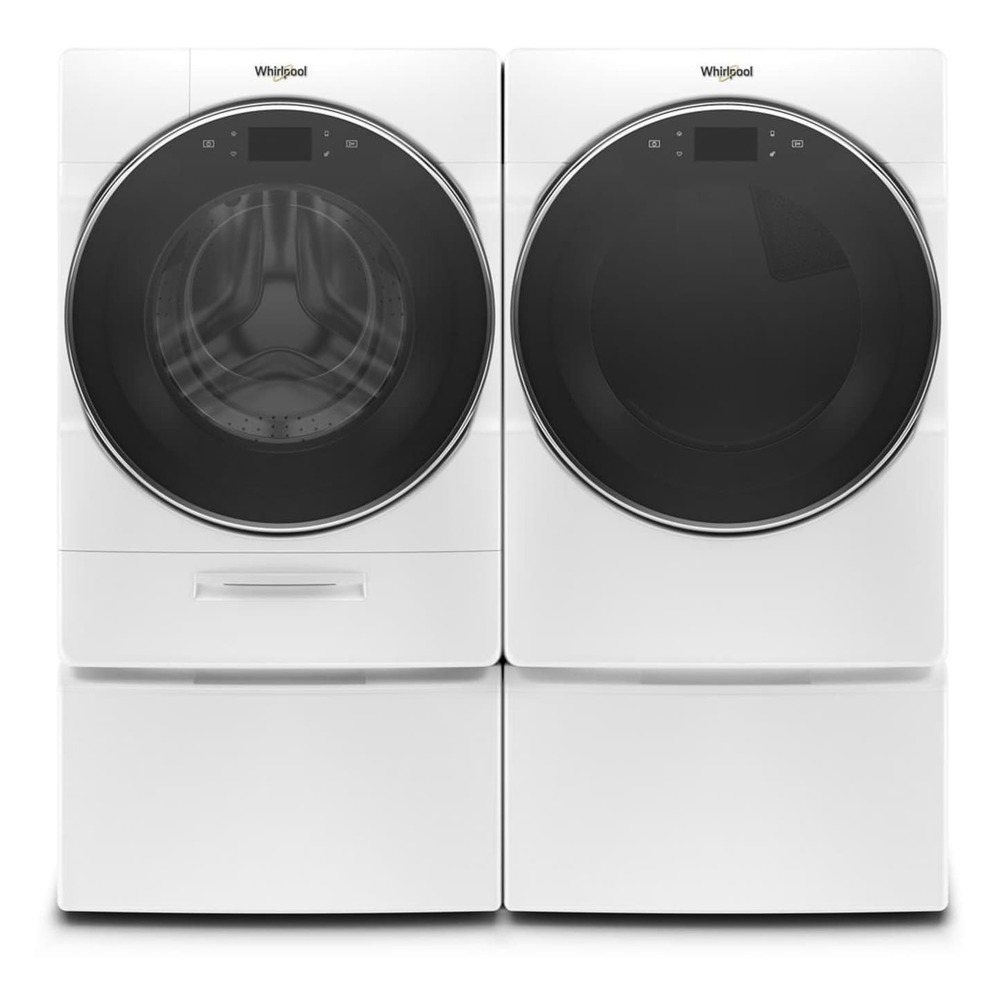Whirlpool WED9620H 27 inch Front Load Electric Dryer with 5 cu. ft. Capacity, Smart Appliance, Enhanced Troubleshooting, Static Reduce Option, Advanced Moisture Sensing