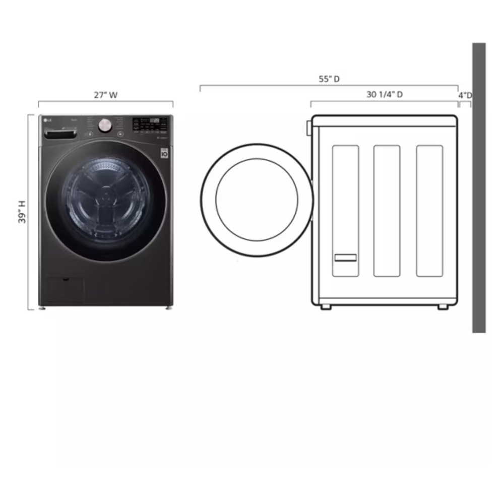 LG-WM4000HBA-Dimensions