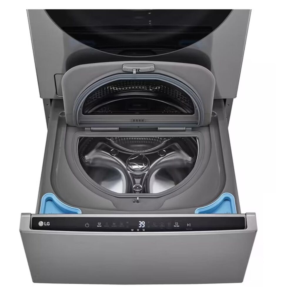 LG WD300C 27" Pedestal Washer with 1.0 cu. ft. Capacity, SideKick, NeveRust