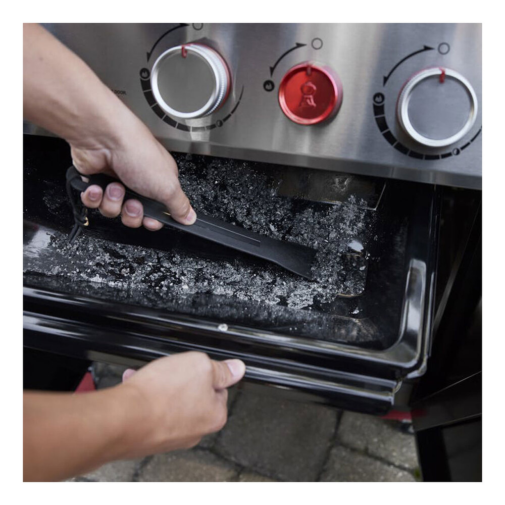 Weber 15005 Genesis E-330 Freestanding 58 inch Grill Center with 641 sq. in. Cooking Area, 52000 Total BTU, Extra-large sear zone, PureBlu burners , Weber Crafted cooking grates and Frame kit