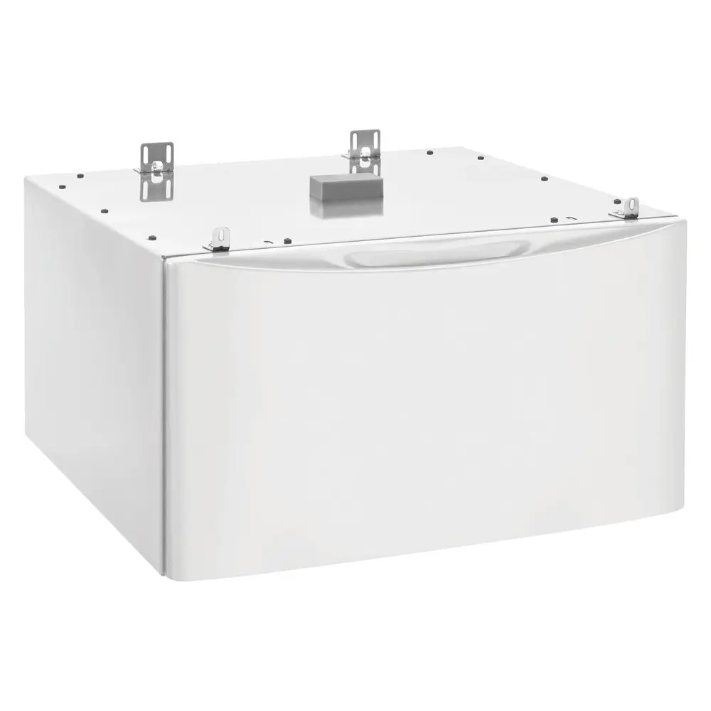 Electrolux EPWD257UIW 27" Luxury-Glide Pedestal with Spacious Storage Drawer, left angled view
