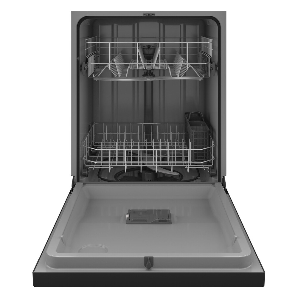 GE GDF450PGR 24 inch Built in Dishwasher with 12 Place Settings, 3 Wash Cycles, Leak Protection, Child Lock, Tall Tub, Dry Boost