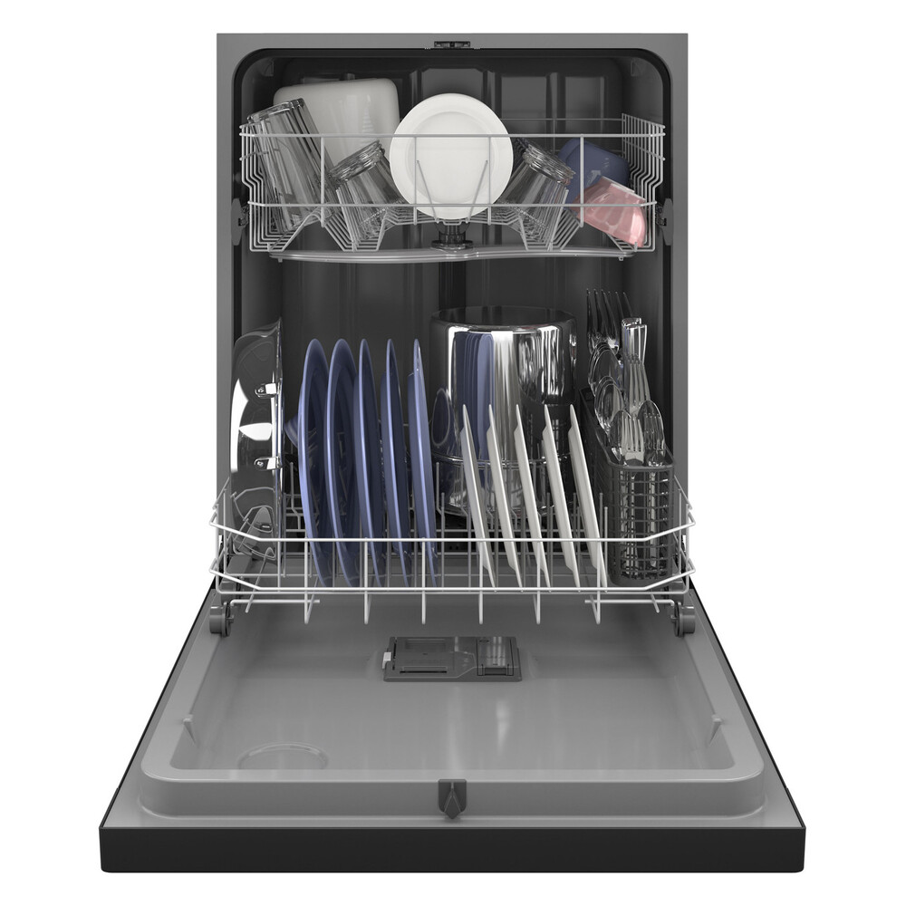 GE GDF450PGR 24 inch Built in Dishwasher with 12 Place Settings, 3 Wash Cycles, Leak Protection, Child Lock, Tall Tub, Dry Boost